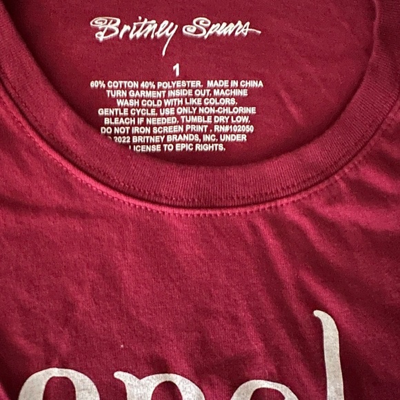TORRID 1X XXL Red Oops I Did It Again Graphic Tee NWOT Britney Spears R $39 - Picture 2 of 4